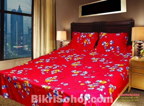 Double Size Cotton Bed Sheet Set Code:  DB-194
